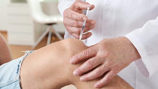 Hyaluronic acid gel injection (viscosupplementation) for knee arthritis pain relief